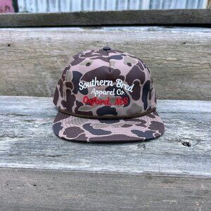 Southern Bred Apparel Co Oxford, MS Richardson 256P Bark Duck Camo Cap